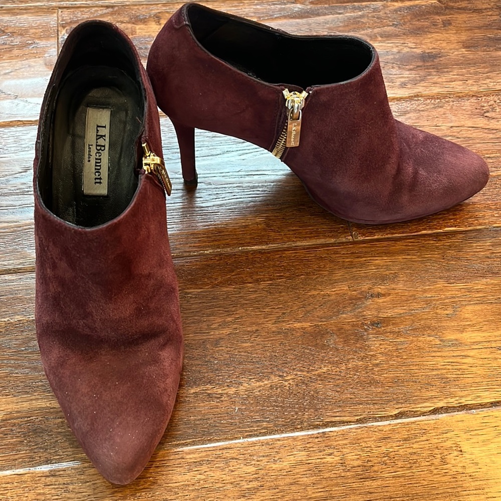 LK Bennett Suede Booties